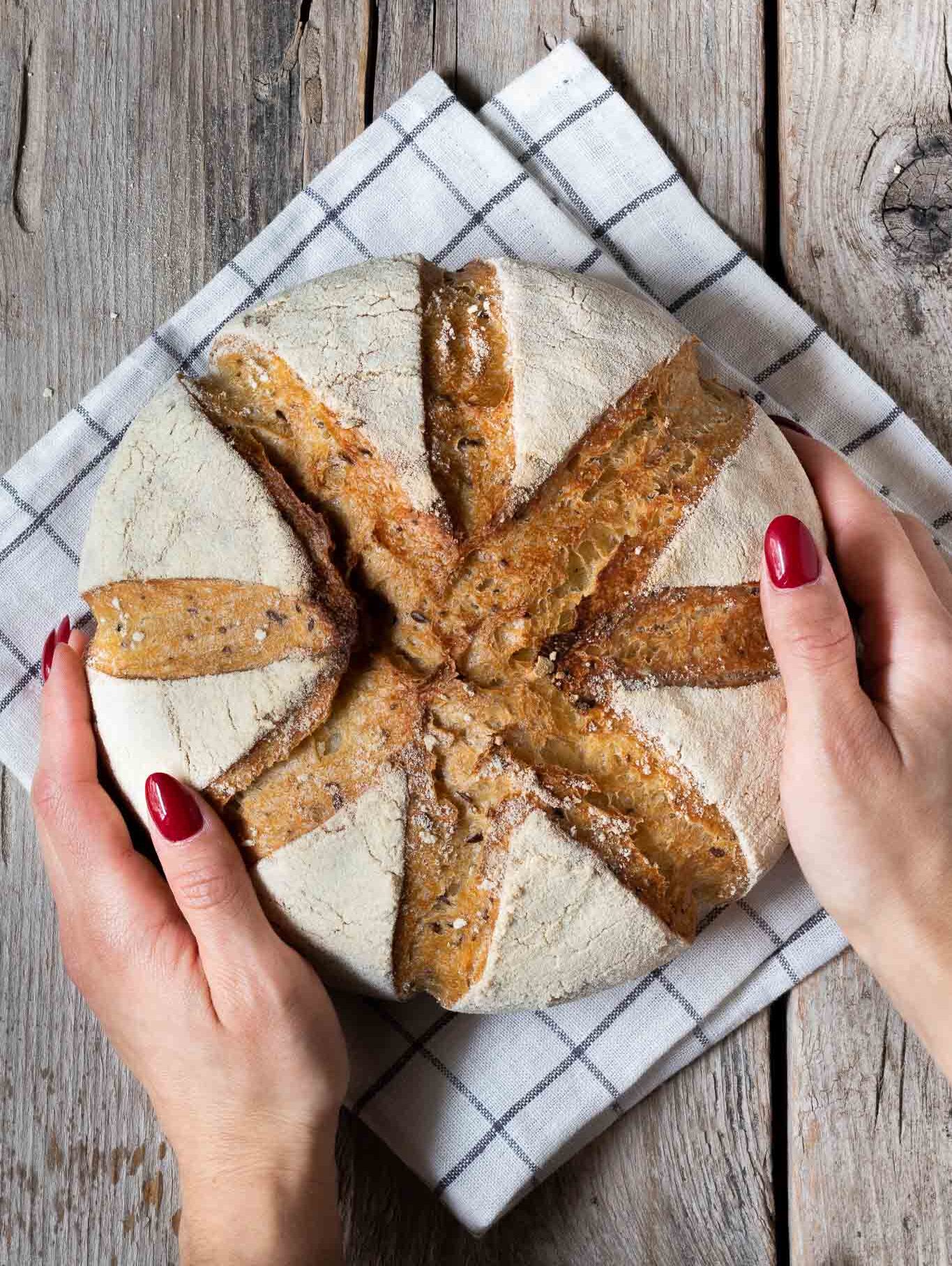 Pagnotta semplice di grano duro con lievito madre